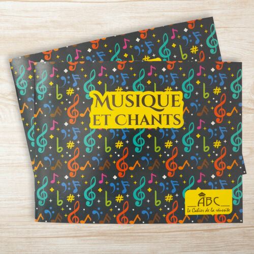 cahier musique et chants
