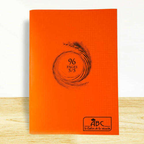 cahier orangé 96 pages