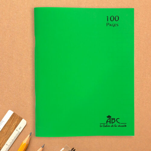 cahier vert 100 pages